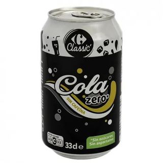 Cola Zero Zero Carrefour Lata 33 Cl.