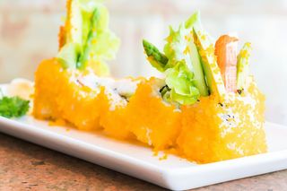 Tartare zucca harumaki - 3 pezzi