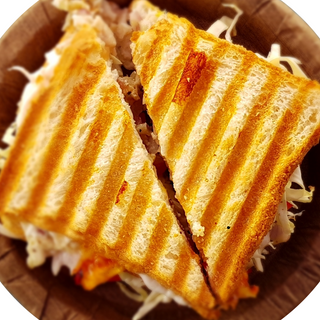 Tuna, Cheese and Salad Sandwich 