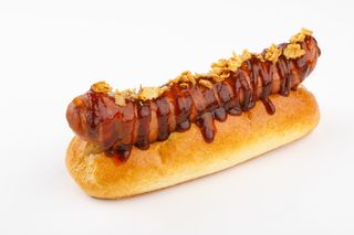 Löwen würst con patate fritte