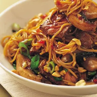 Noodles / Rice Add Fried Mushroom And Beef