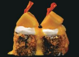 181. Uramaki Frito De Mango Y Queso Roll (8 Pzs.)