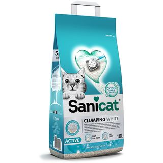 SANICAT Active White Marseille grudvajući mineralni posip za mačke, mirisni, 10L (KOD PSANCLWA010L31)