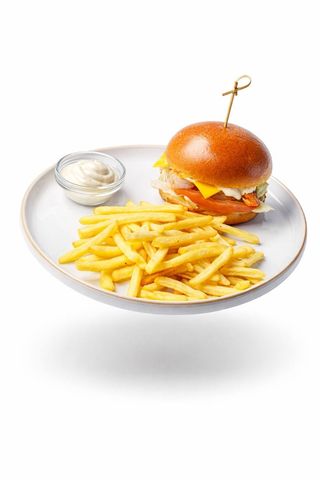 Бургер з креветками