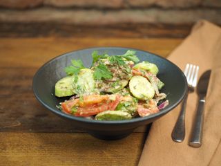 ქართული სალათი ნიგვზით / Geo. salad + nuts