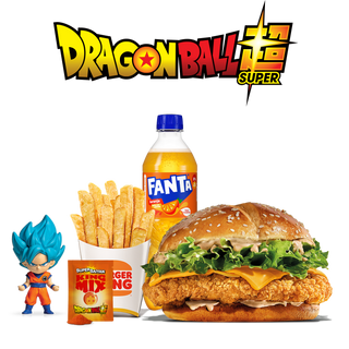 Menu Chicken Krispper® Super Saiyan Grande Com Figura