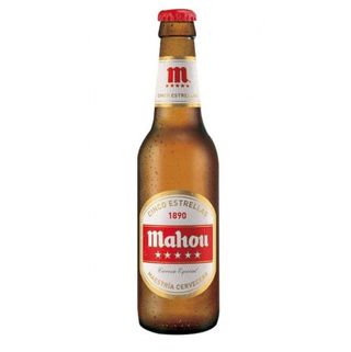 Cerveza Mahou 5 Estrellas 25 cl.
