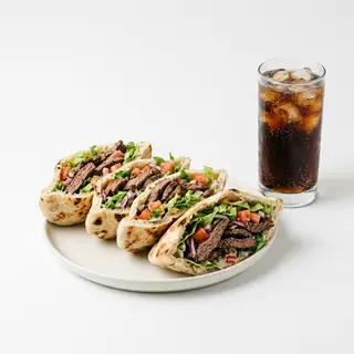 Menú Pita 5 Uds. + Coca-Cola 2 Lt.