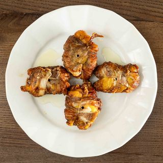 Involtino ruspante senza osso con pancetta