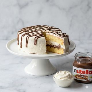 Pan di spagna chantilly & Nutella 4 persone