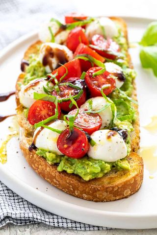 Caprese Avocado Toast