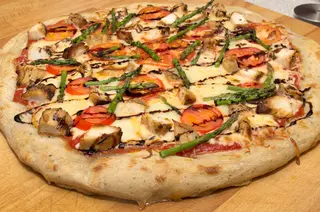Pizza poulet Pesto