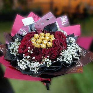 Fleurs Rouges & Chocolat