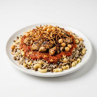 Koshary con pollo