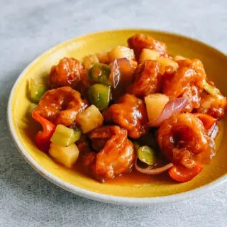 Sweet and Sour Prawns