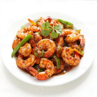 Prawns On Hot Plate
