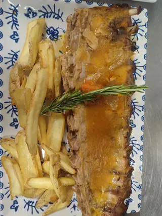 Costilla De Cerdo Al Horno