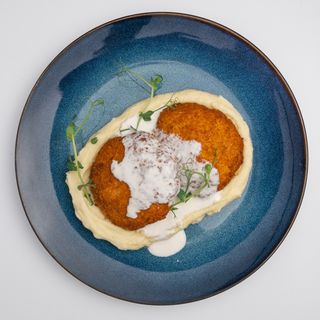 Куриные котлеты с пюре