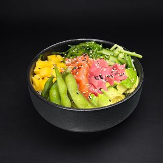 Поке тон и сьомга