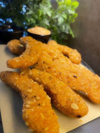 Tiras De Pollo Crujiente