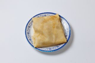 Блины с курицей и грибами 