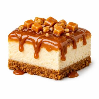 Cheesecake con sirope de frambuesa