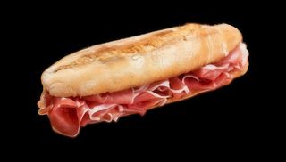 Panino crudo mozzarella