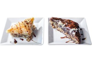 Baklawa Orzechowa + Baklawa Czekoladowa