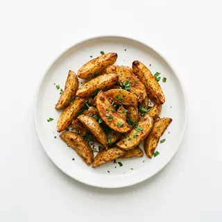 Пикантни картофи с билки