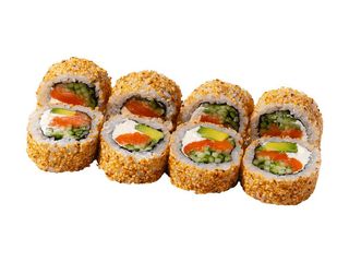 Kalifornia w sezamie z łososiem (300g)