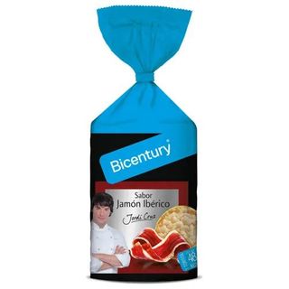 Tortitas De Maíz Sabor Jamón Ibérico Bicentury 124 Gr.