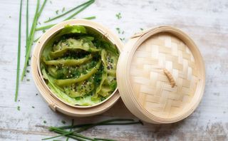 Gyozas vegetals ( vapor )