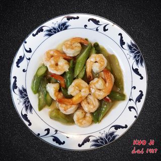 51a  -Gamberetti con asparagi