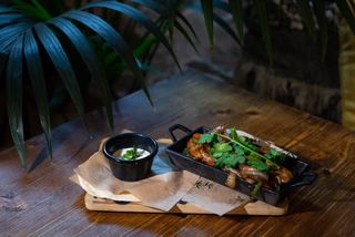 Fajitas de Gallo Santo