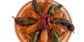 Riz Au Calamar Farci + 2 Doights de Fatma