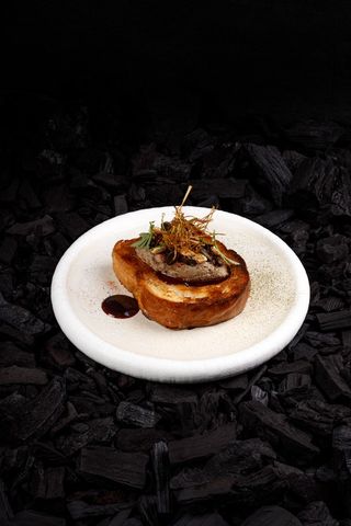 Pate din ficat de pui și foie gras cu stafide