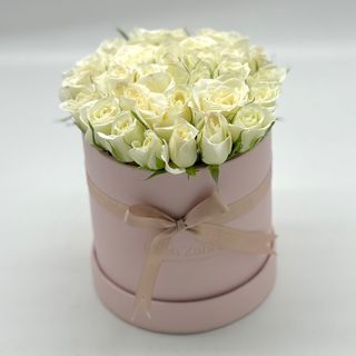 Flower Box Pink  & White M