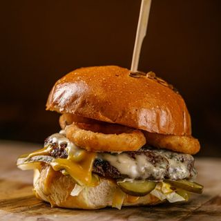 Blue Cheese burger [doar burger]