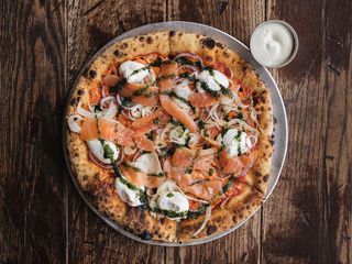 Слабосолений лосось, фенхель, крем-сир (550g)