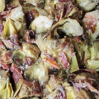 Alcachofa con Jamón
