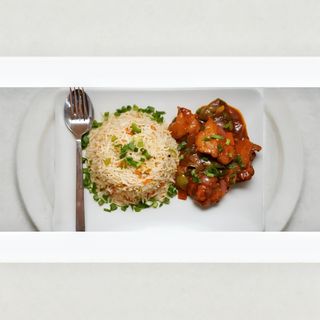 Chicken Manchurian Fried Rice