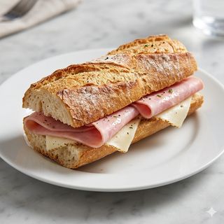 Bocadillo De Jamón York Y Queso