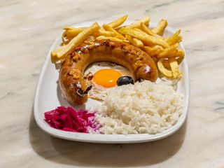 Alheira de Mirandela Grelhada com Ovo