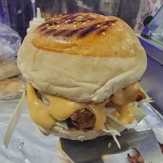 Large Double chicken Burger