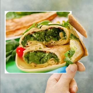 Палачинка със спанак и авокадо