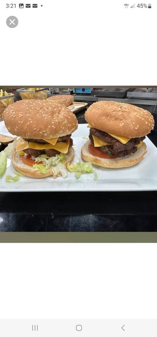 Menú 2 Hamburguesa Pescado