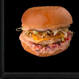 КУРИНЫЙ БУРГЕР С СЫРОМ			300 гр