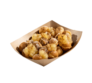 Mini gogosi cu măr copt si scorțișoară 