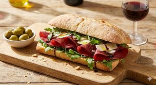 Panino bresaola e rucola