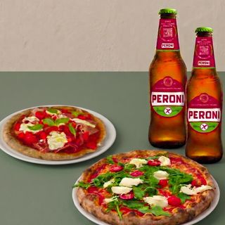 Menù combo 2 pizze e 2 birre senza glutine e lattosio